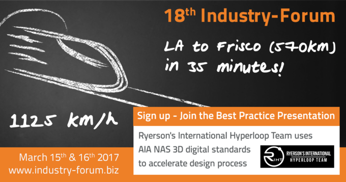 Beim diesjährigen Industry-Forum geben Studenten der Ryerson Universität exklusive Einblicke in ihr Hyperloop Projekt