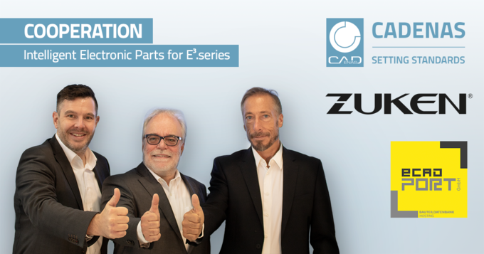 CADENAS cooperation with Zuken and eCAD-PORT
