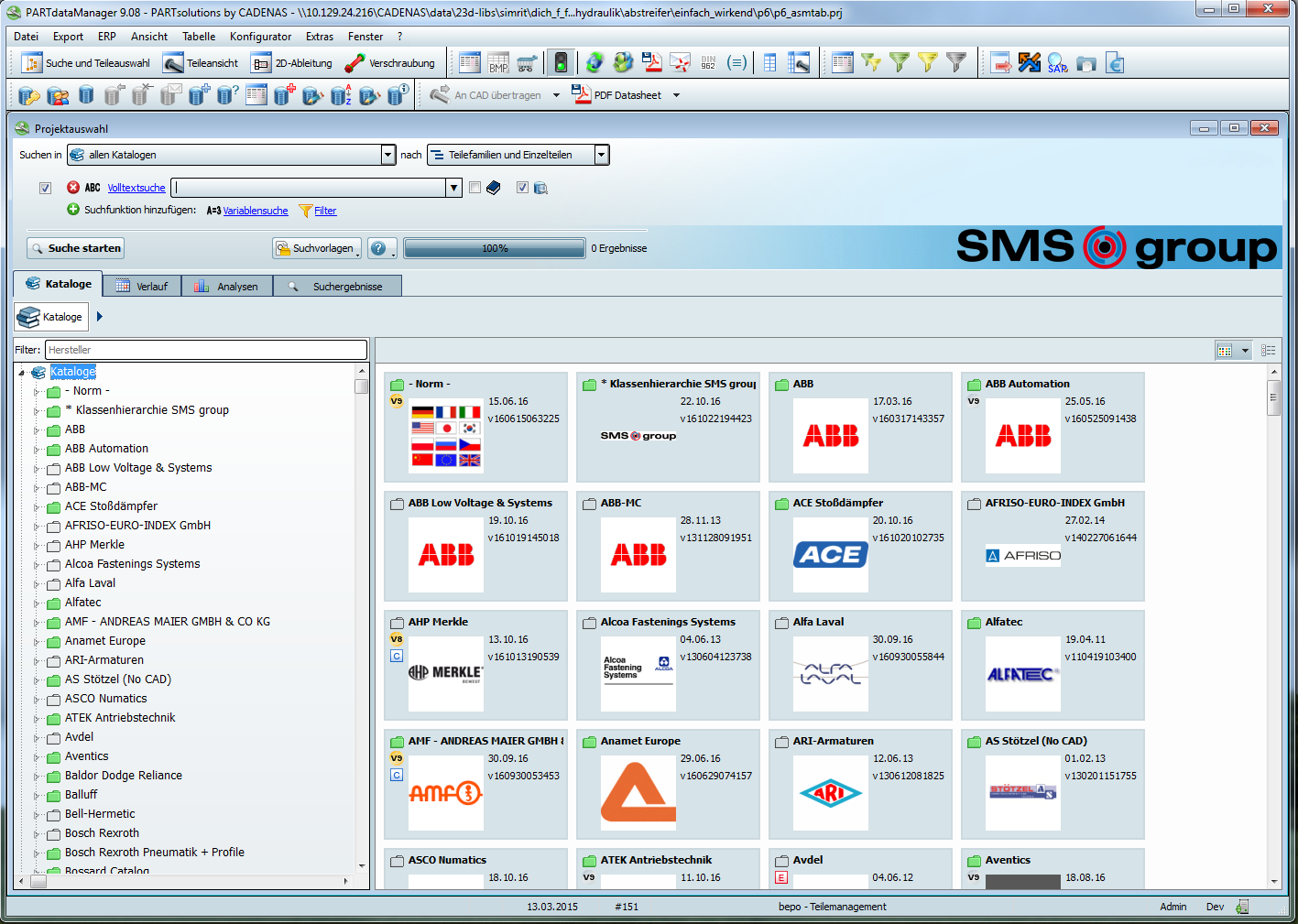 PARTsolutions bei der SMS group
